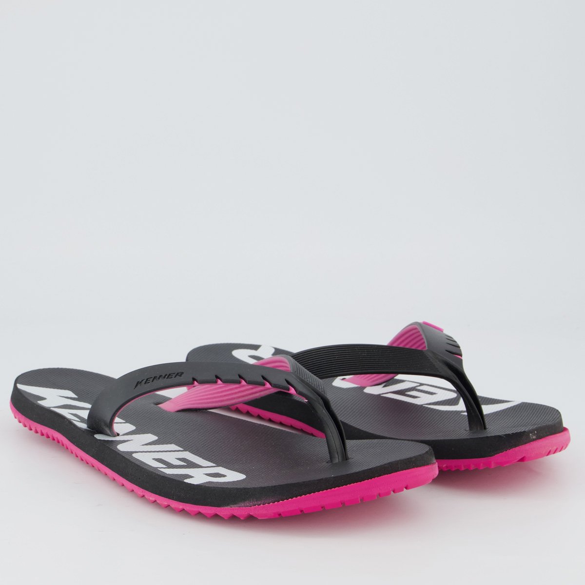 Chinelo Kenner Red Rosa e Preto Preto/Rosa 3