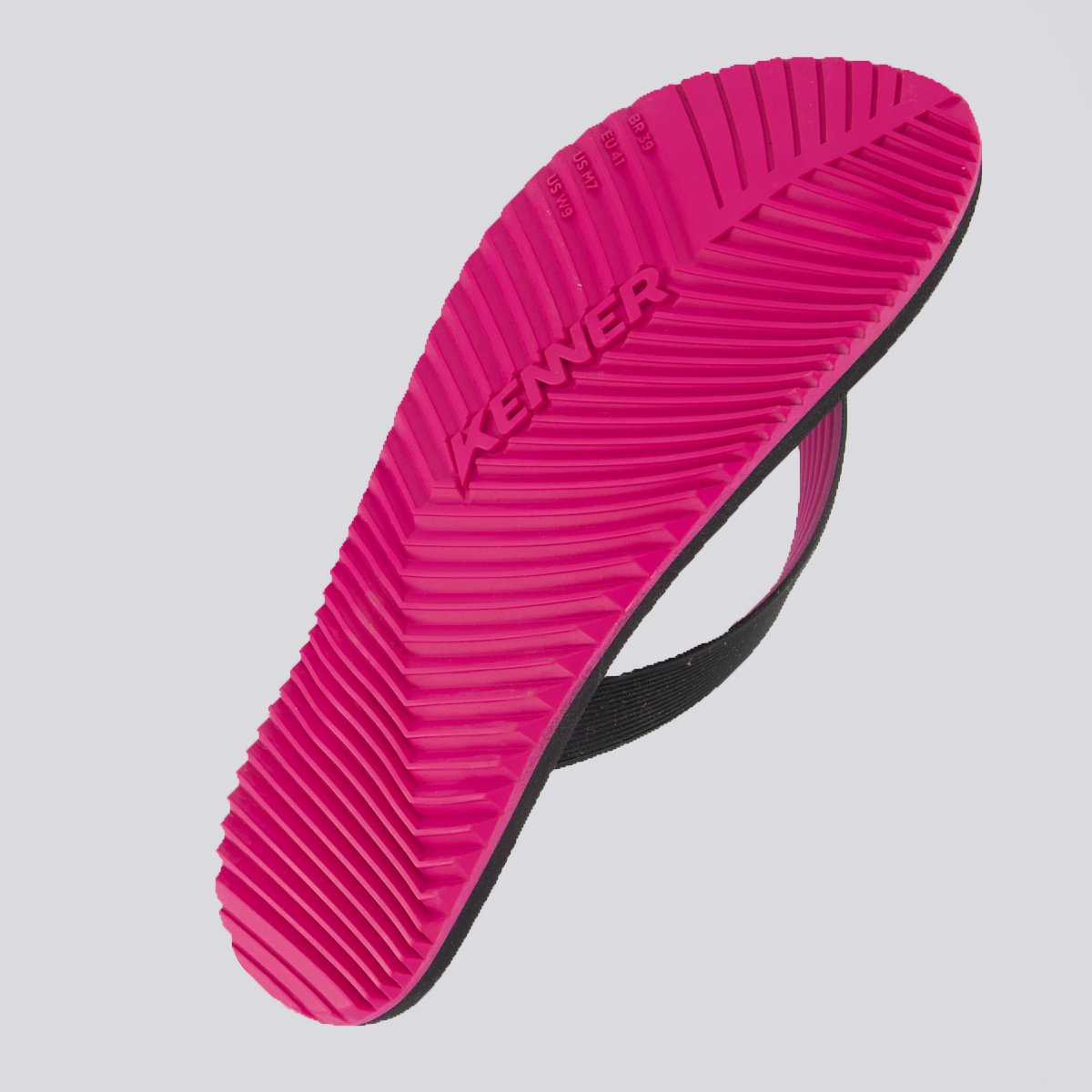 Chinelo Kenner Red Rosa e Preto Preto/Rosa 5