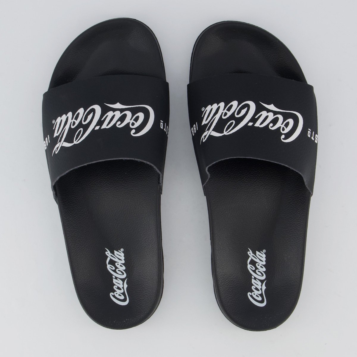 Chinelo Coca Coca Slide 1886 Feminino Preto