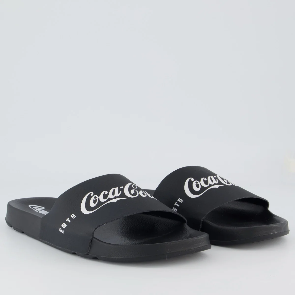 Chinelo Coca Coca Slide 1886 Feminino Preto Preto 3