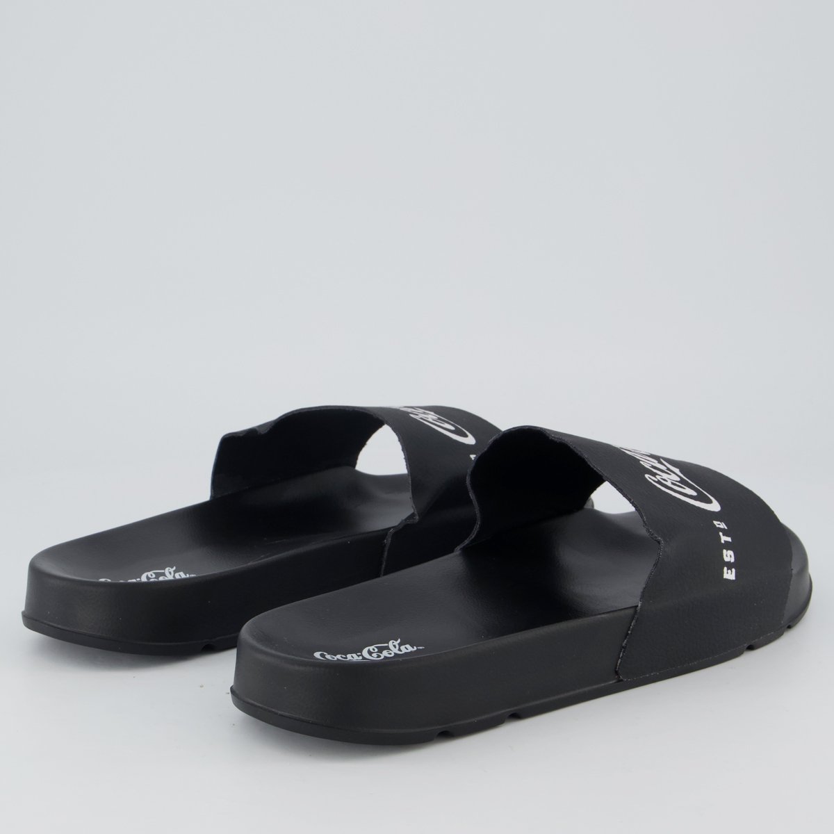 Chinelo Coca Cola Slide 1886 Preto Preto 4