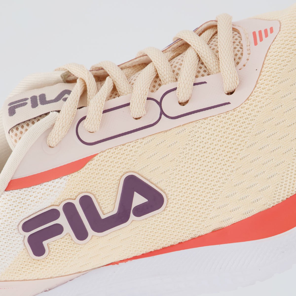 Tenis Fila Rise Up Feminino Rose Claro Bege 7