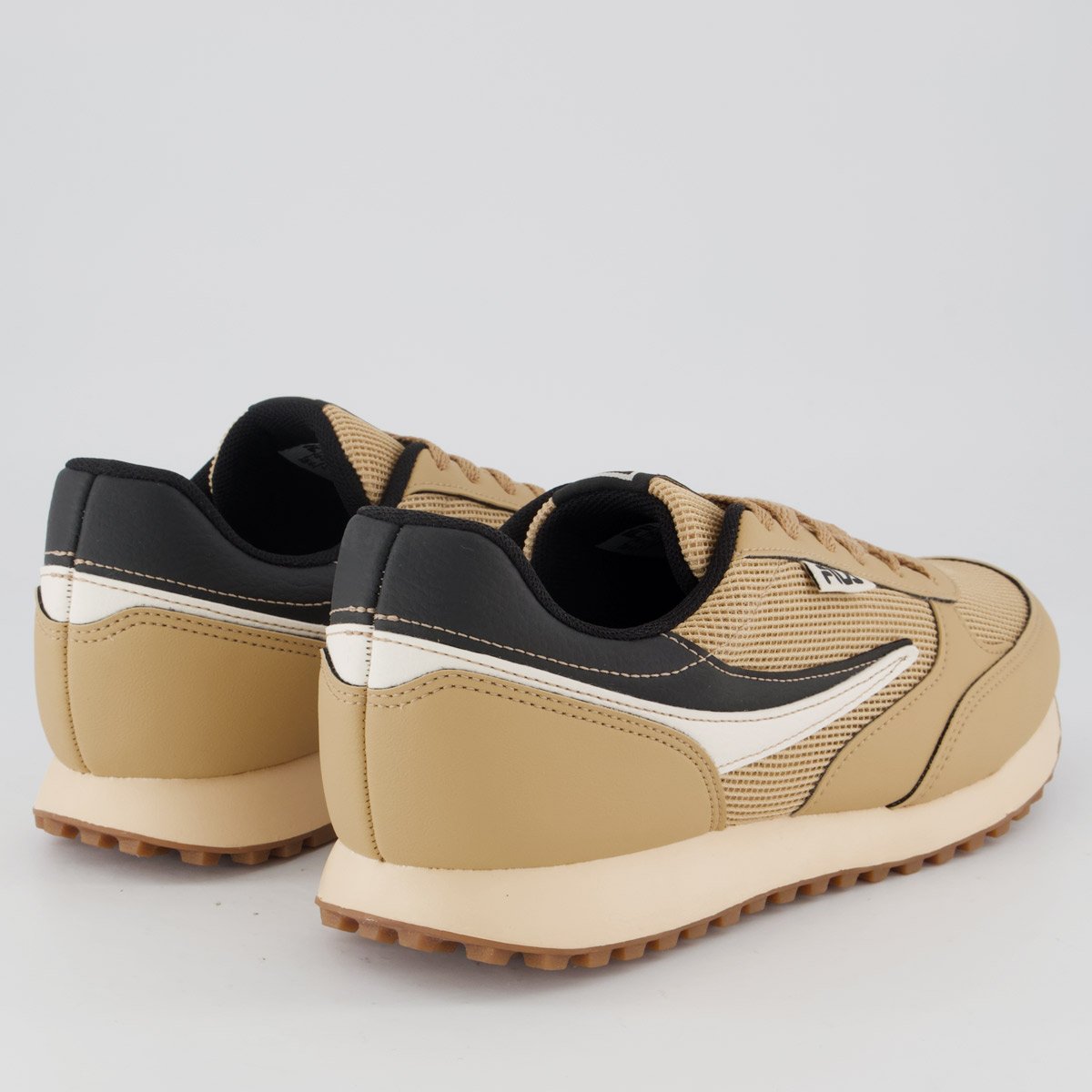Tenis Fila Renno Classic Bege e Preto Bege 3