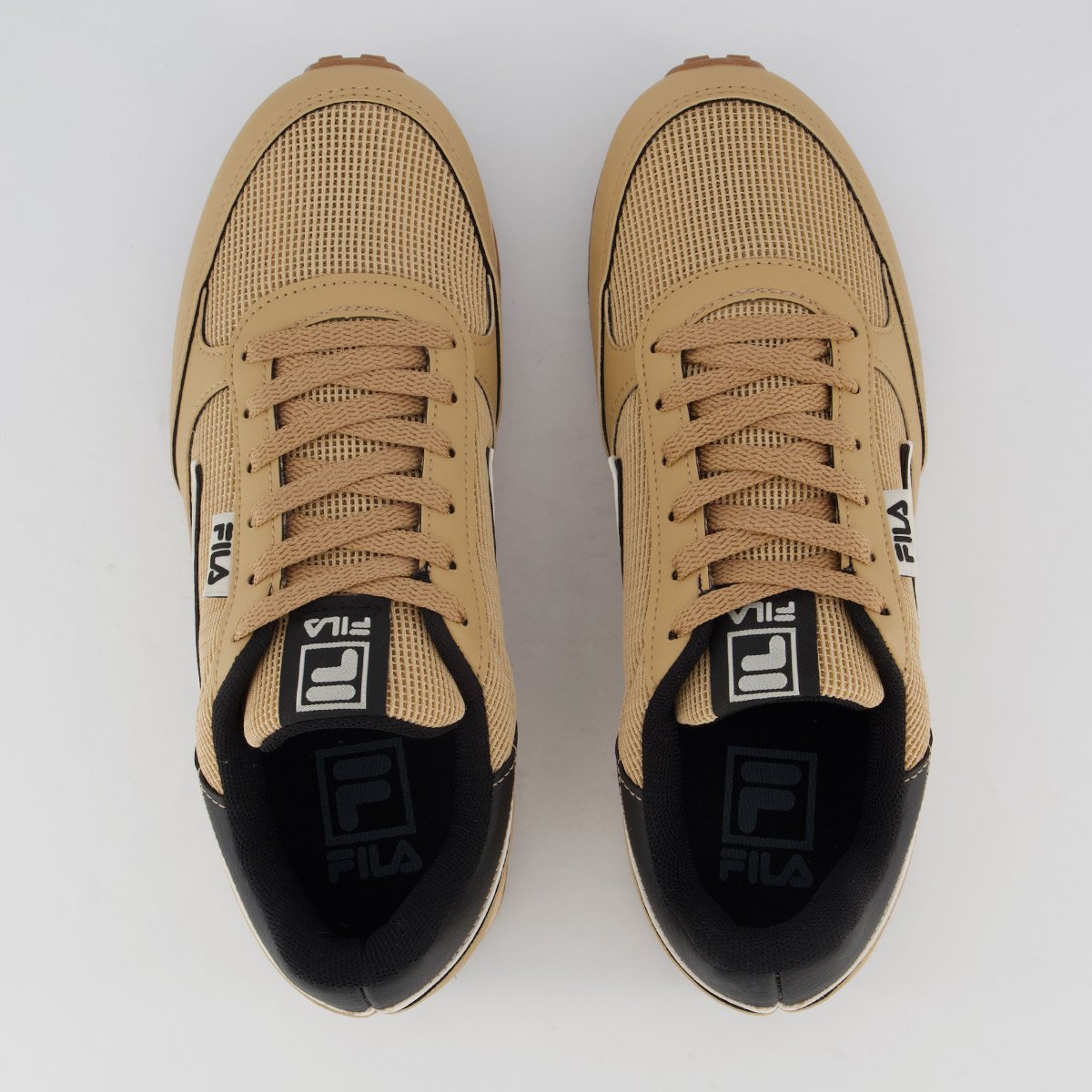 Tenis Fila Renno Classic Bege e Preto Bege 4