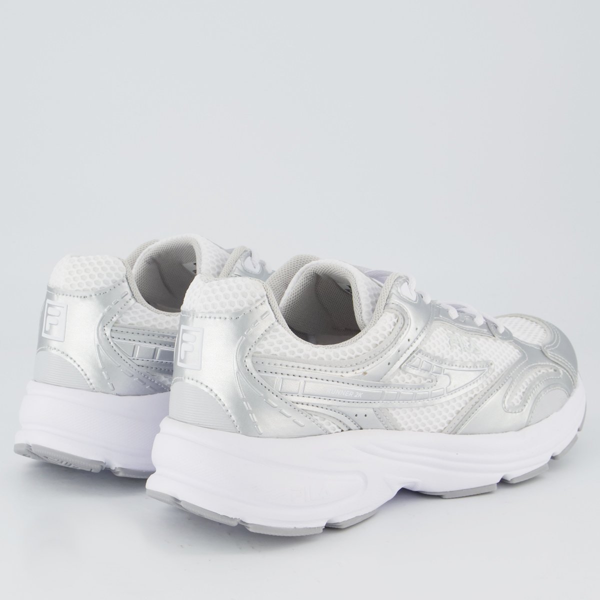 Tenis Fila Runner 2K Prata Prata 3