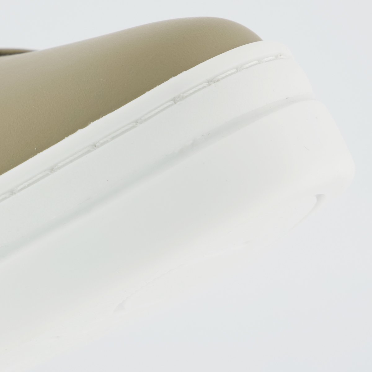 Tênis Calvin Klein Basic Bege e Branco Bege 8