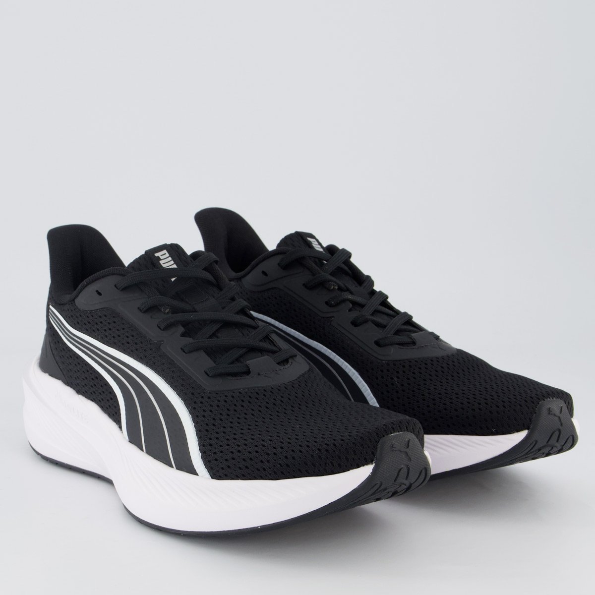 Tenis Puma Dasher Lite Preto e Branco Preto 2