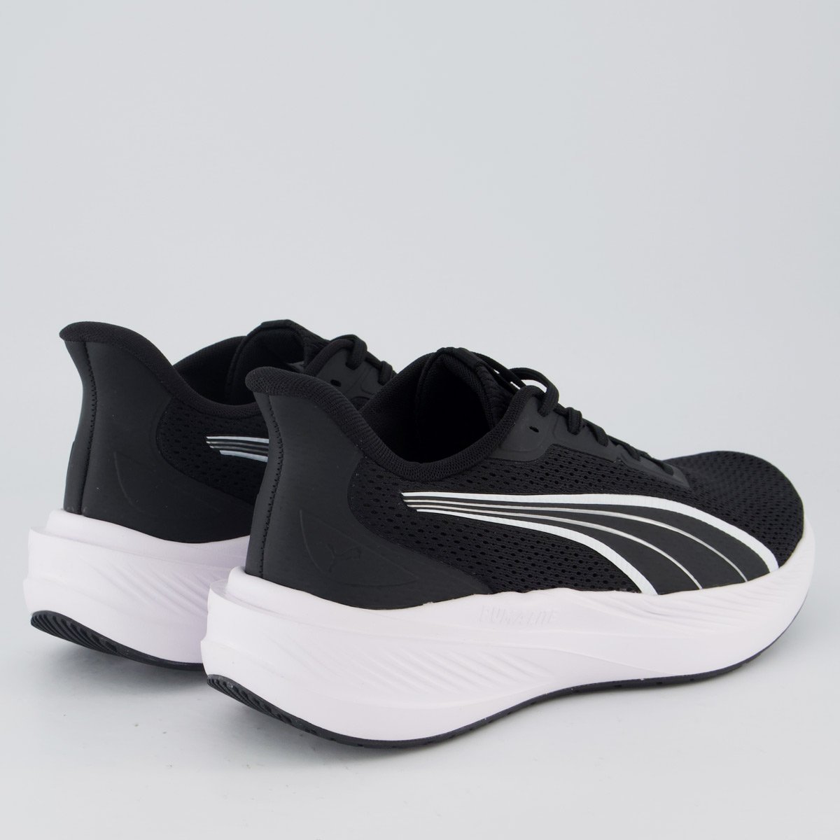 Tenis Puma Dasher Lite Preto e Branco Preto 3