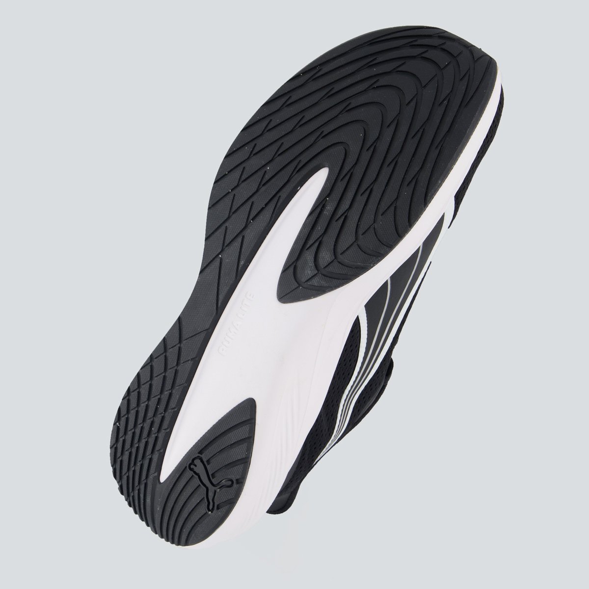 Tenis Puma Dasher Lite Preto e Branco Preto 5