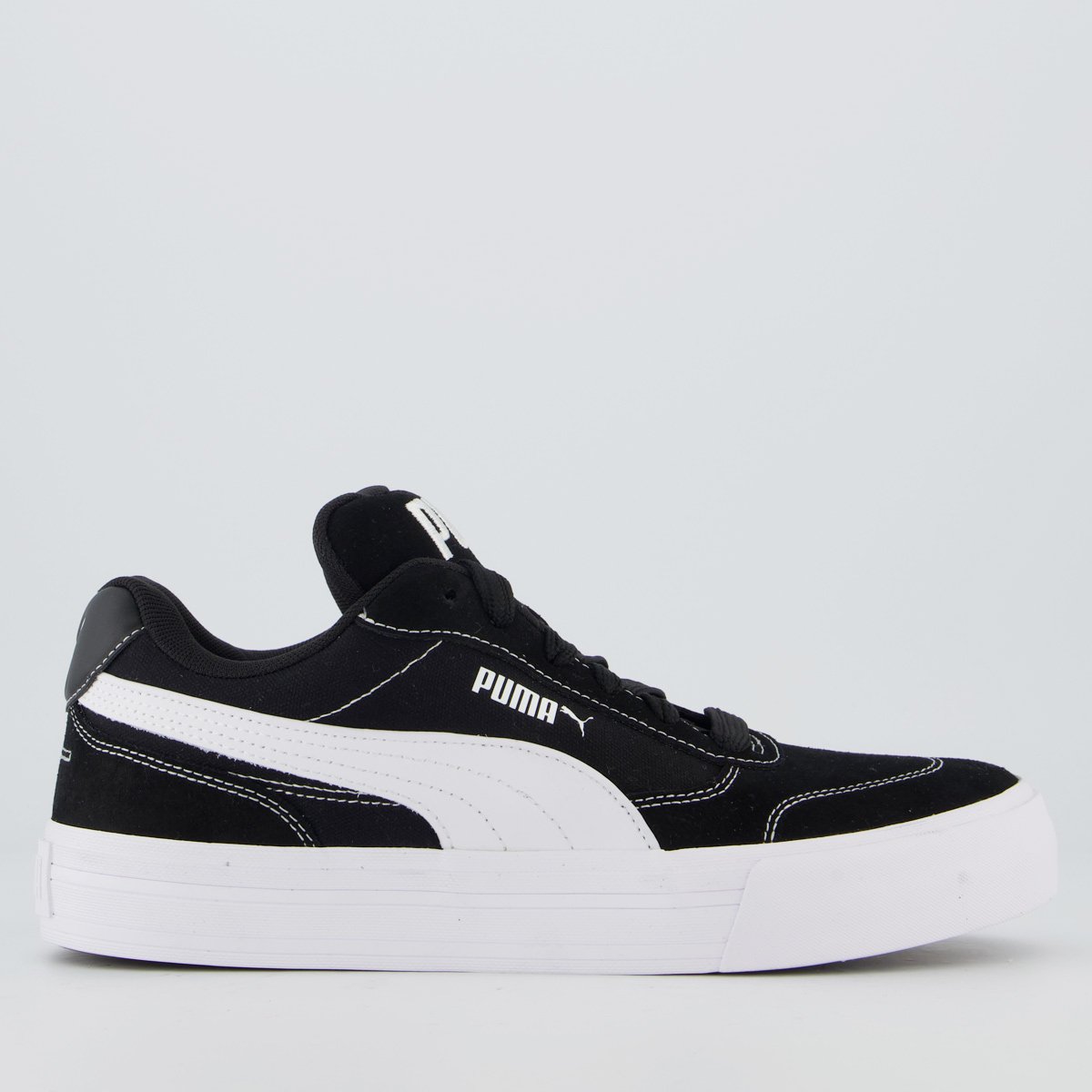 Tênis Puma CC Park Vulc Preto e Branco