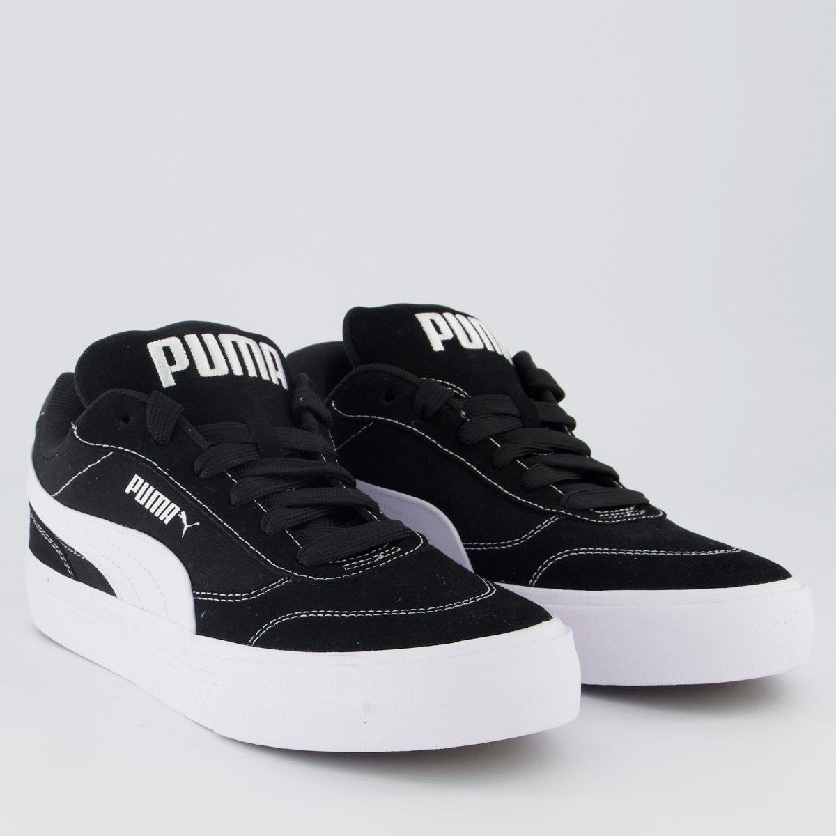 Tênis Puma CC Park Vulc Preto e Branco Preto/Branco 2