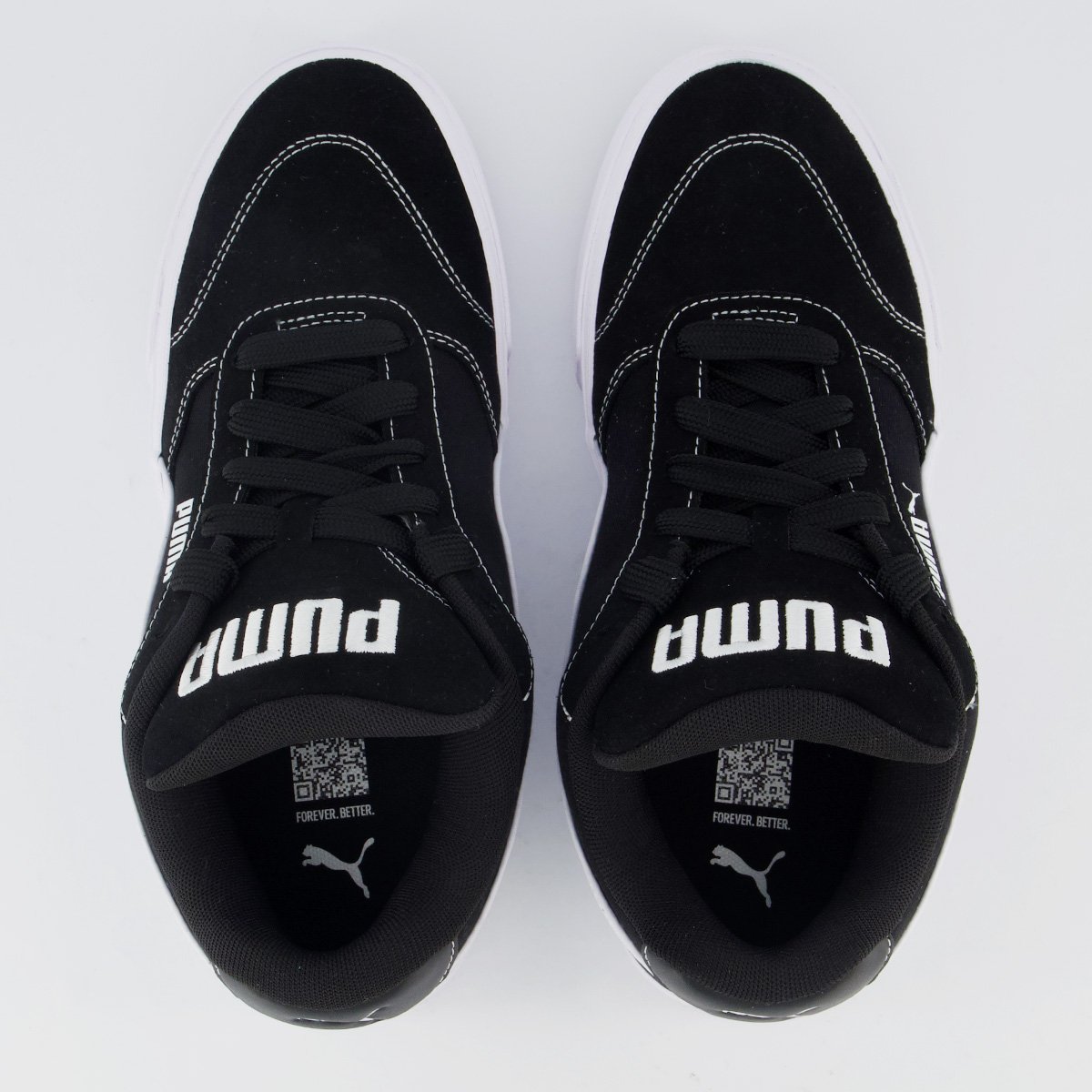 Tênis Puma CC Park Vulc Preto e Branco Preto/Branco 4