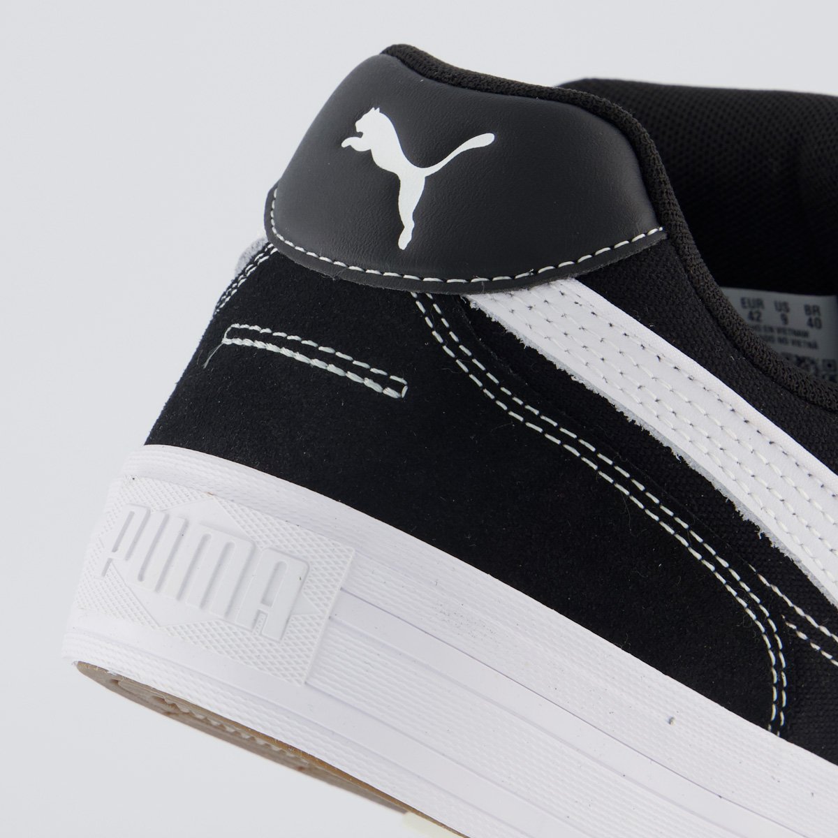 Tênis Puma CC Park Vulc Preto e Branco Preto/Branco 6