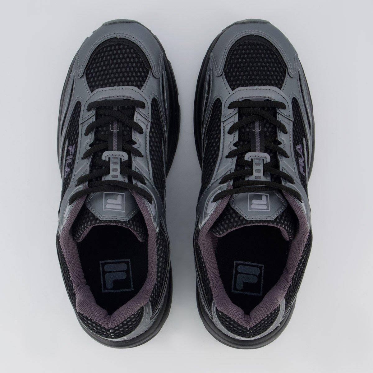 Tênis Fila Runner 2K Preto e Cinza Preto/Prata 4