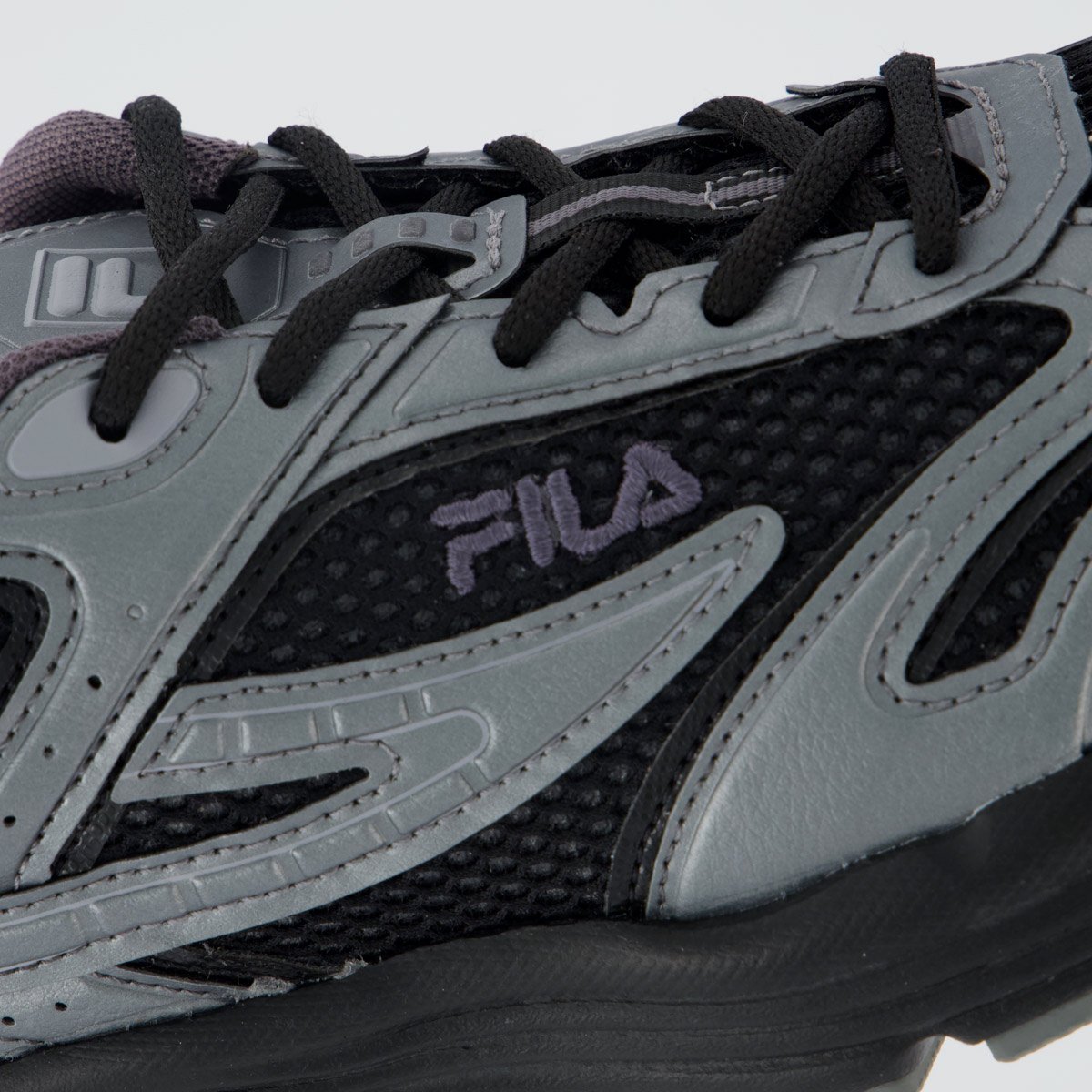 Tênis Fila Runner 2K Preto e Cinza Preto/Prata 7