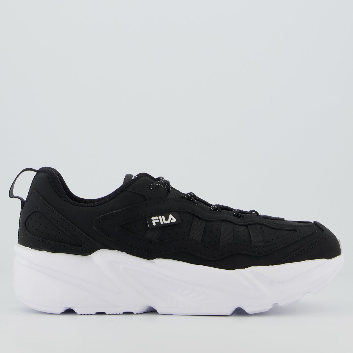 Tênis Fila Street Fit 3 Feminino Preto e Branco