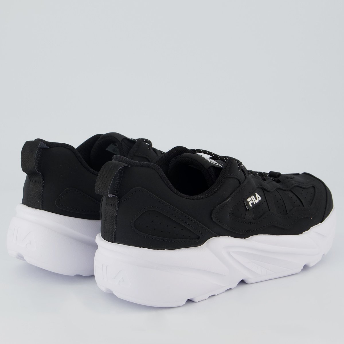 Tênis Fila Street Fit 3 Feminino Preto e Branco Preto 3