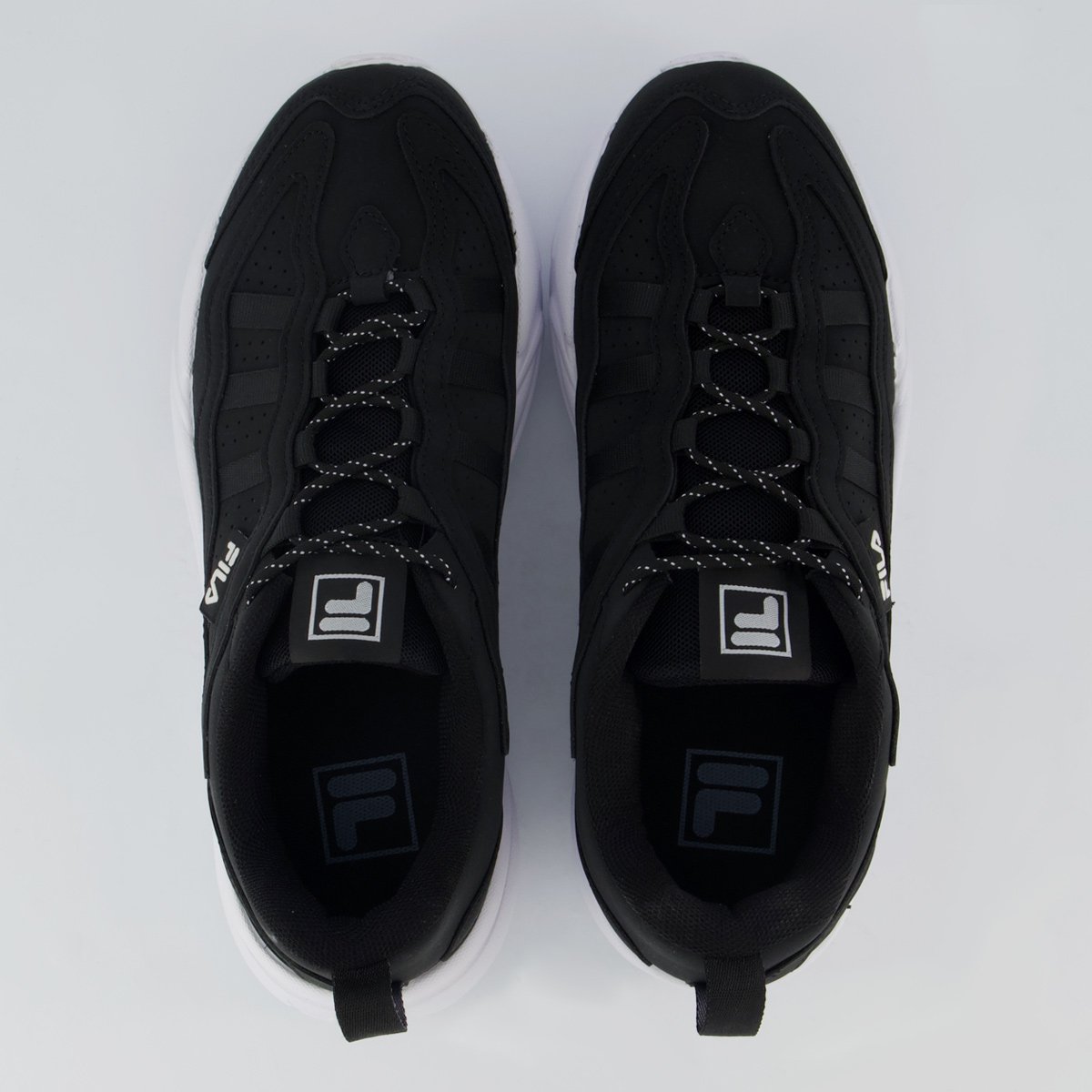 Tênis Fila Street Fit 3 Feminino Preto e Branco Preto 4