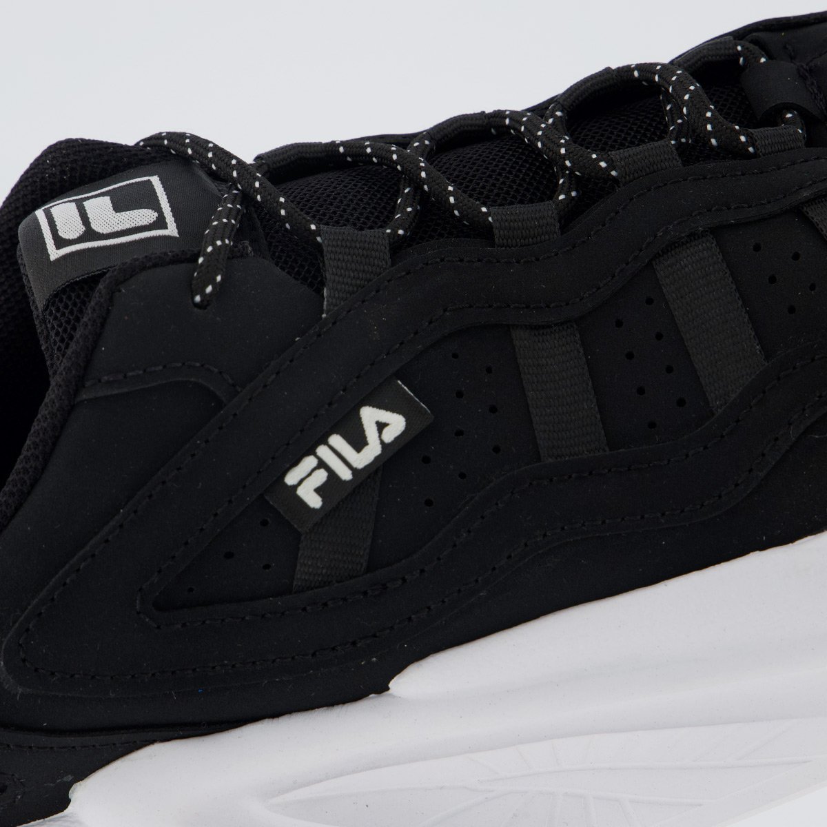 Tenis Fila Street Fit 3 Preto e Branco Preto 7