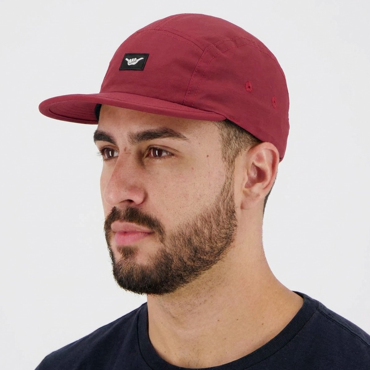 Boné Hang Loose Label Patch Bordô Bordô 5