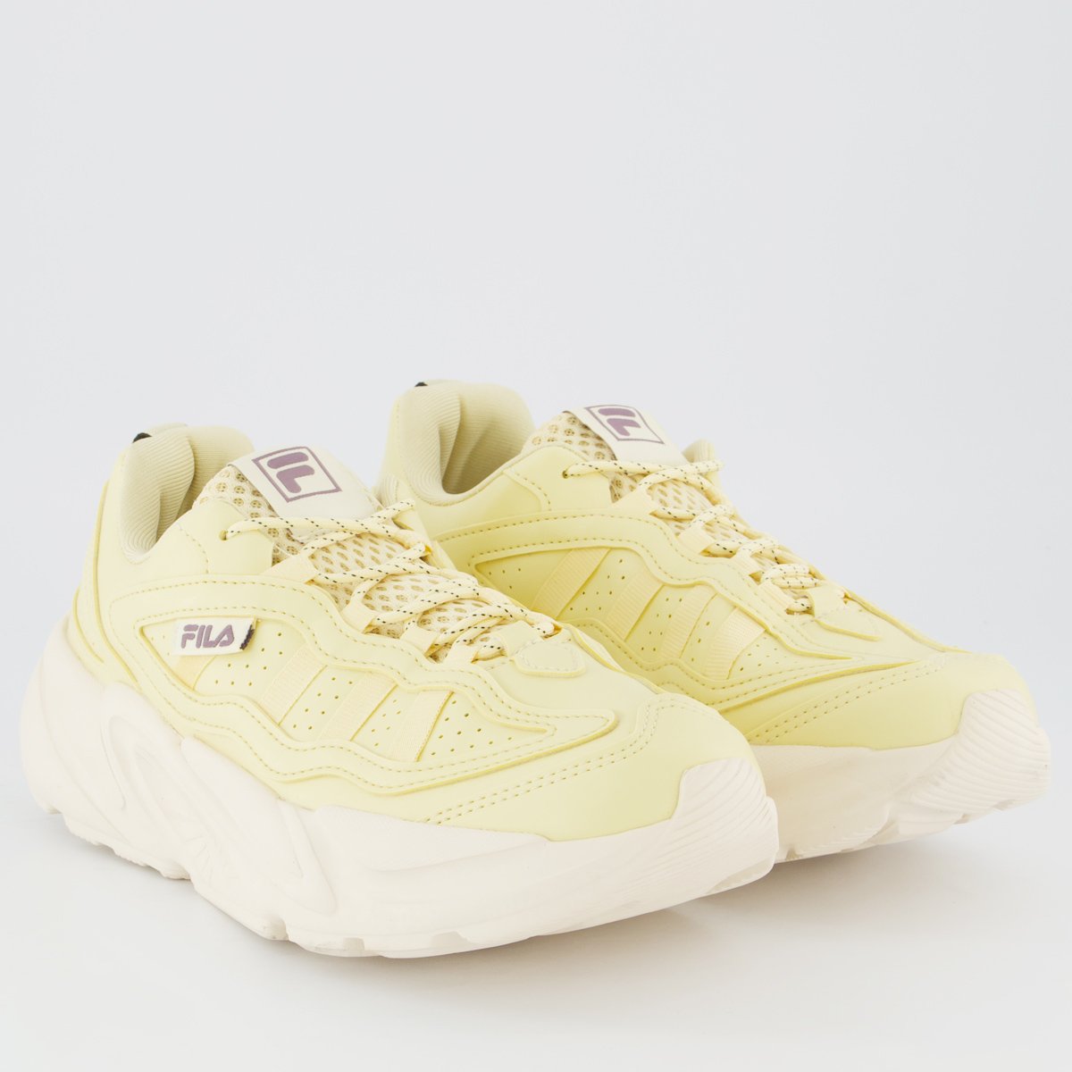 Tenis Fila Street Fit 3 Feminino Bege Amarelo 2
