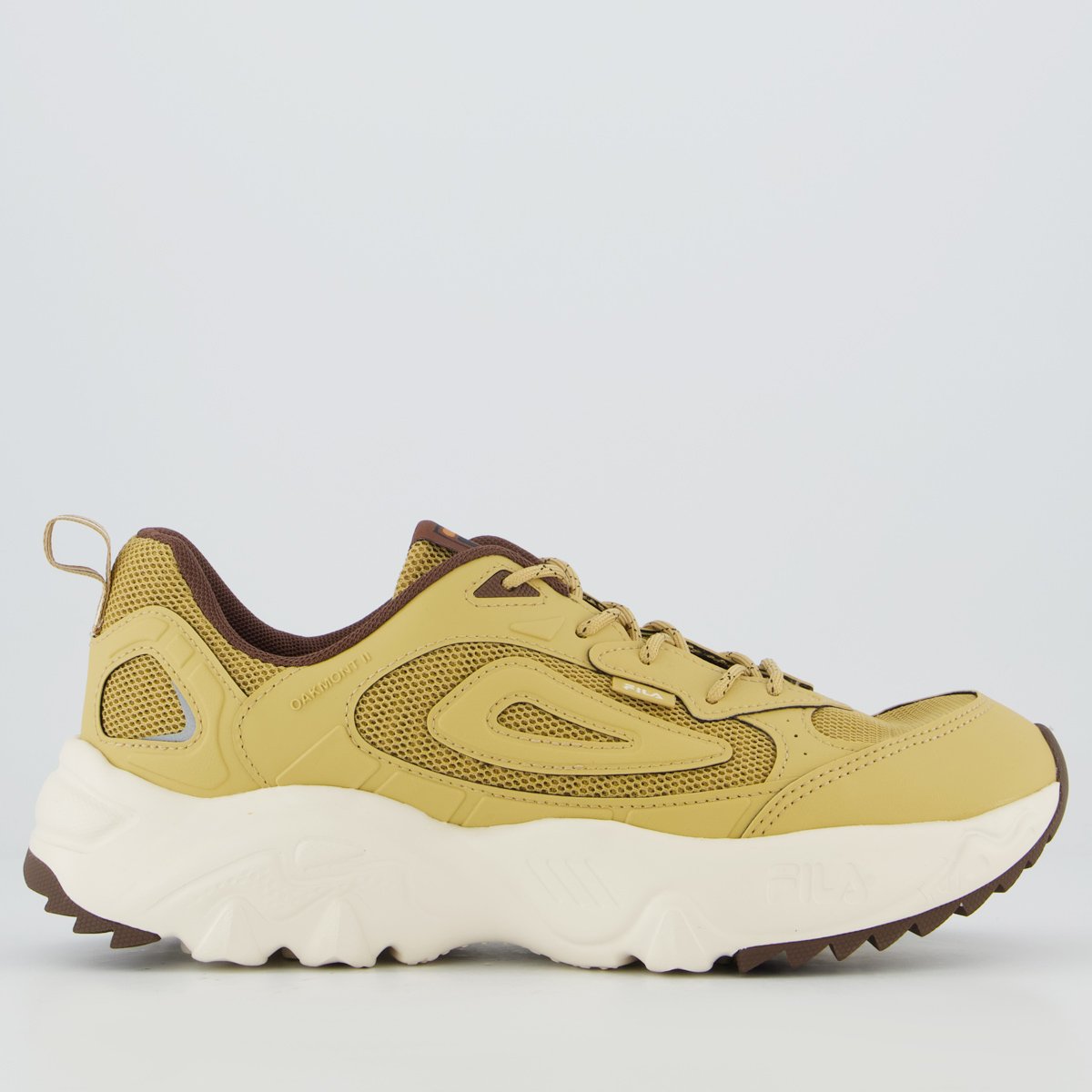 Tenis Fila Oakmont 2 Bege e Marrom