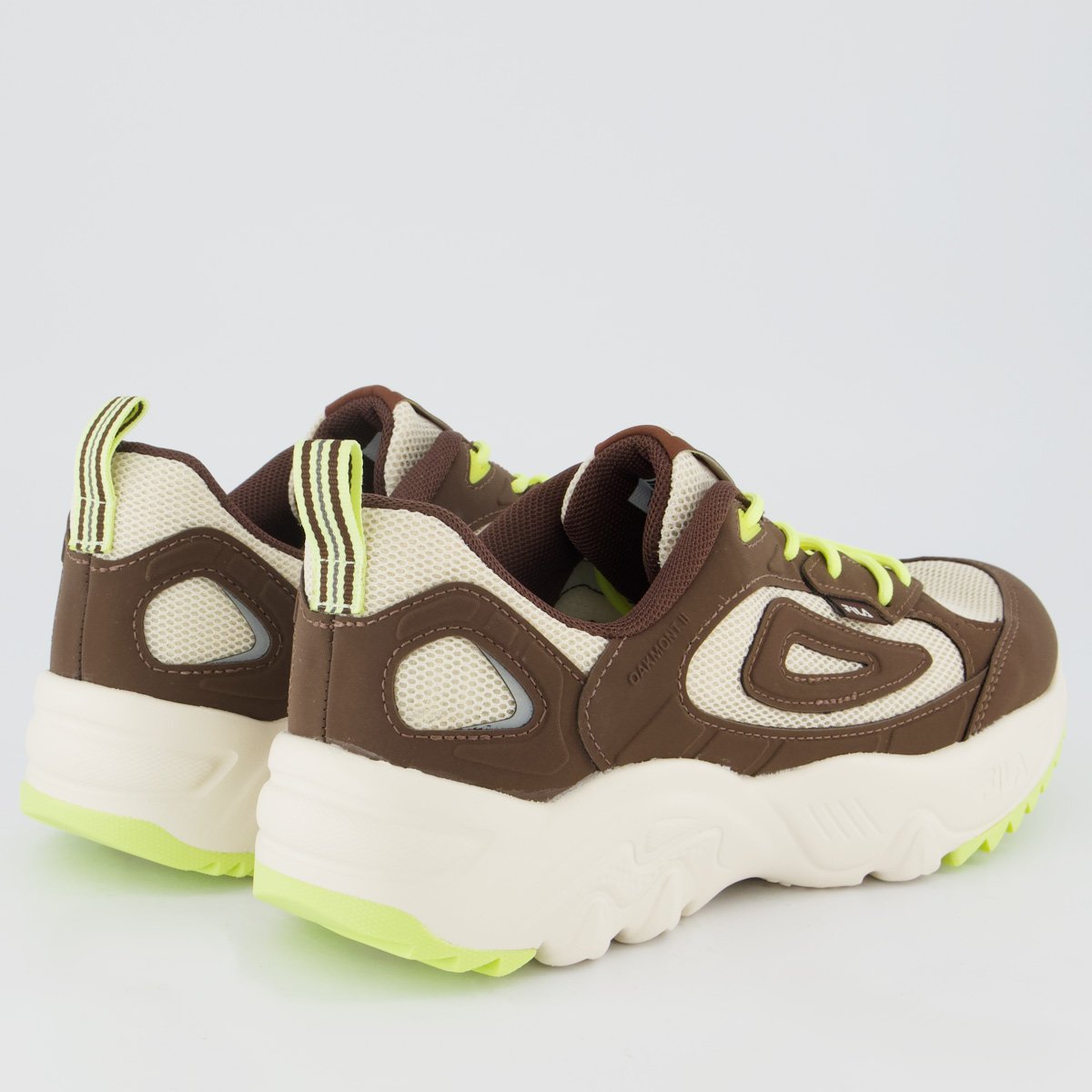 Tenis Fila Oakmont 2 Feminino Marrom e Verde Marrom 3