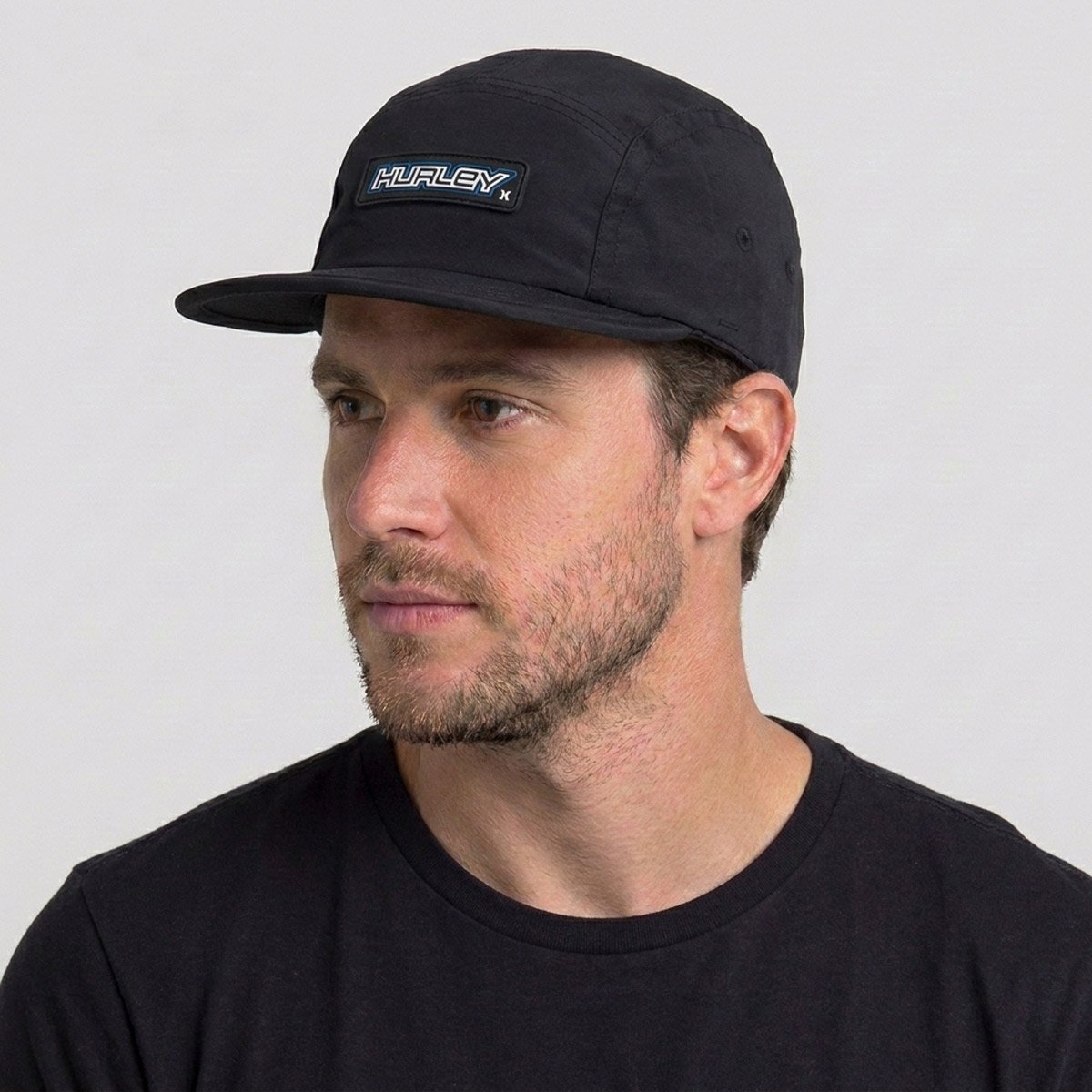 Boné Hurley Rubber Nine Nine Preto Preto 5