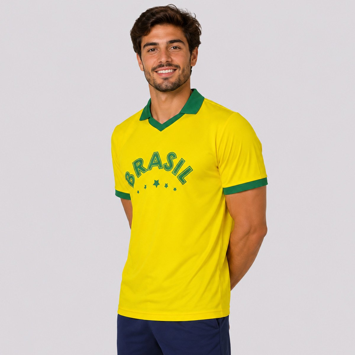 Camisa Brasil Seleça Amarela Amarelo 3