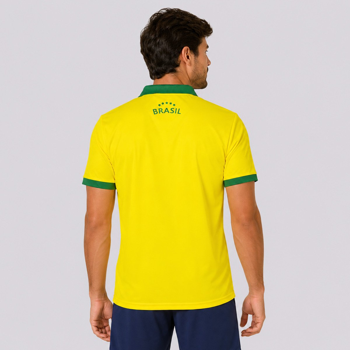 Camisa Brasil Seleça Amarela Amarelo 4
