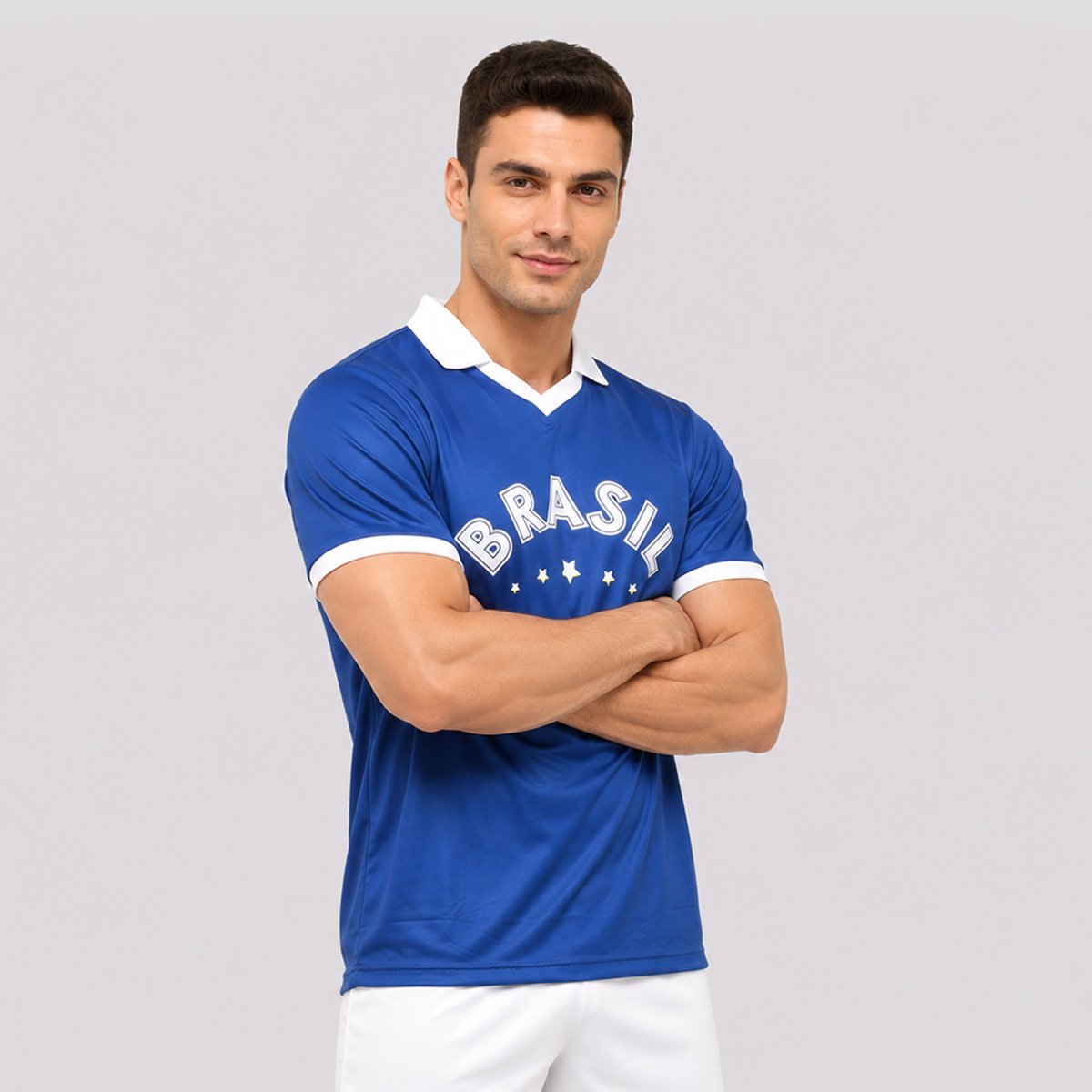 Camisa Brasil Seleça Azul Azul 2
