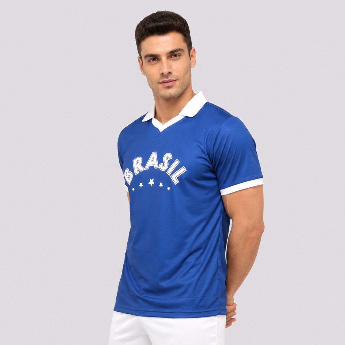 Camisa Brasil Seleça Azul Azul 3