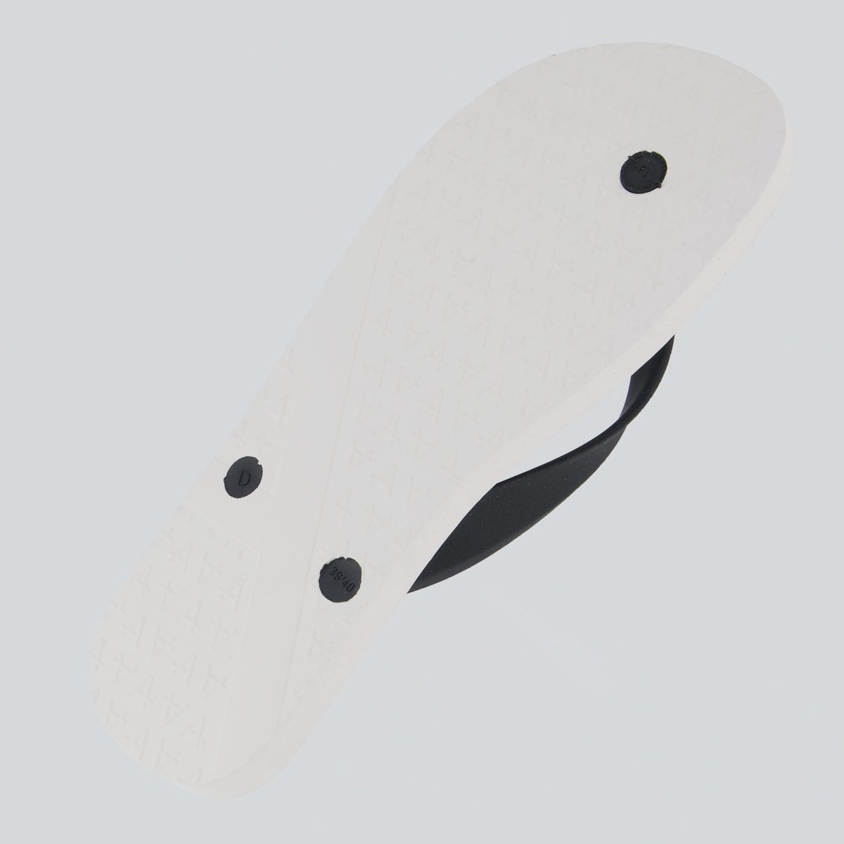 Chinelo Aramis 95 Branco Preto 5