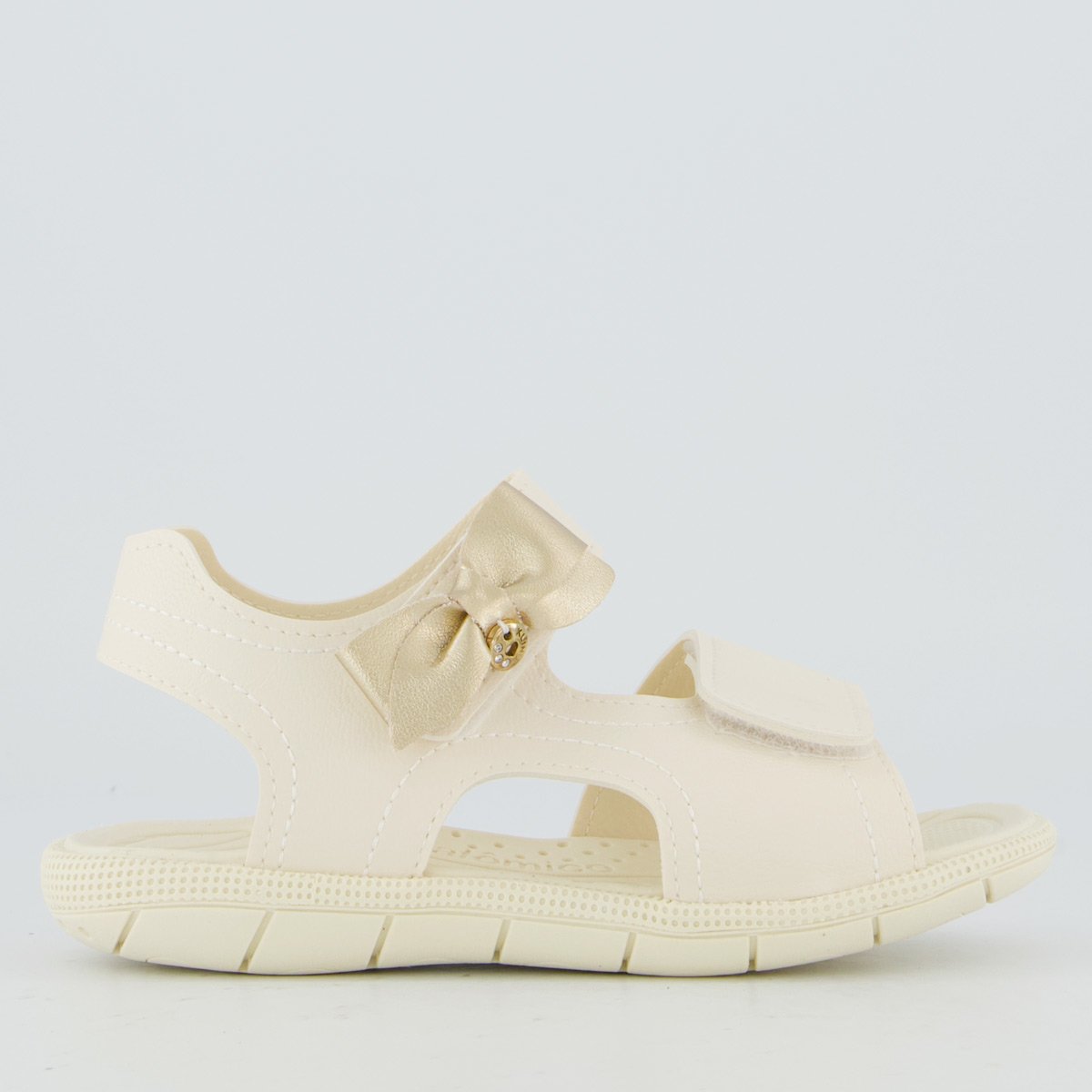 Sandália Klin Tic Tac Infantil Off-White Bege 2