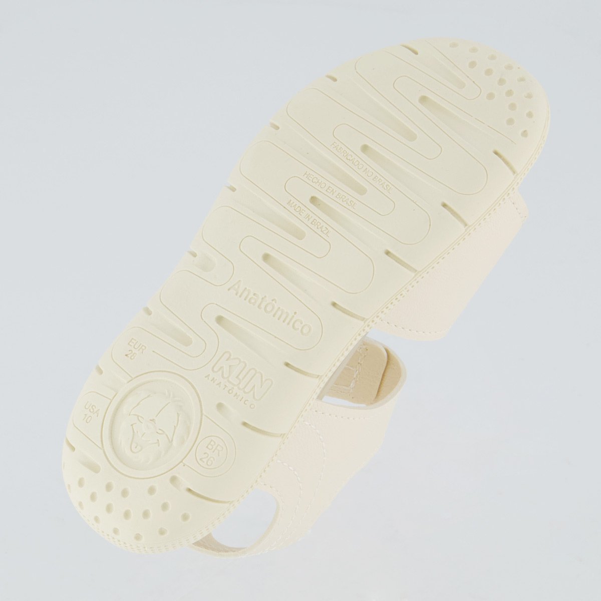 Sandália Klin Tic Tac Infantil Off-White Bege 5