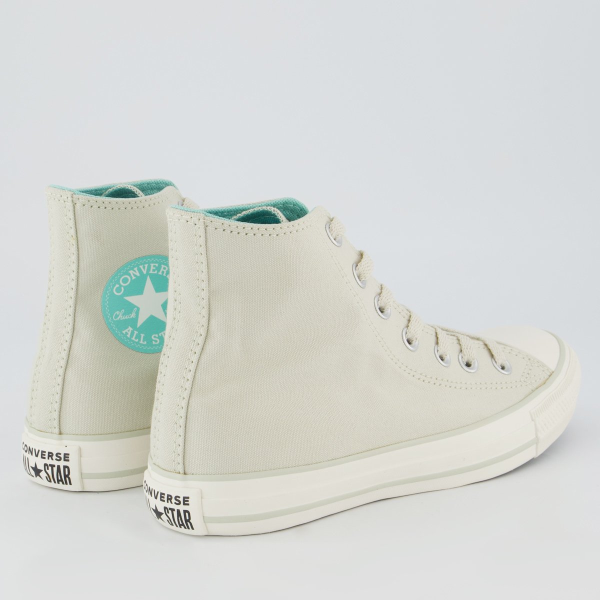 Tênis Converse All Star Chuck Taylor Feminino Cano Alto Verde Bege/Verde 3