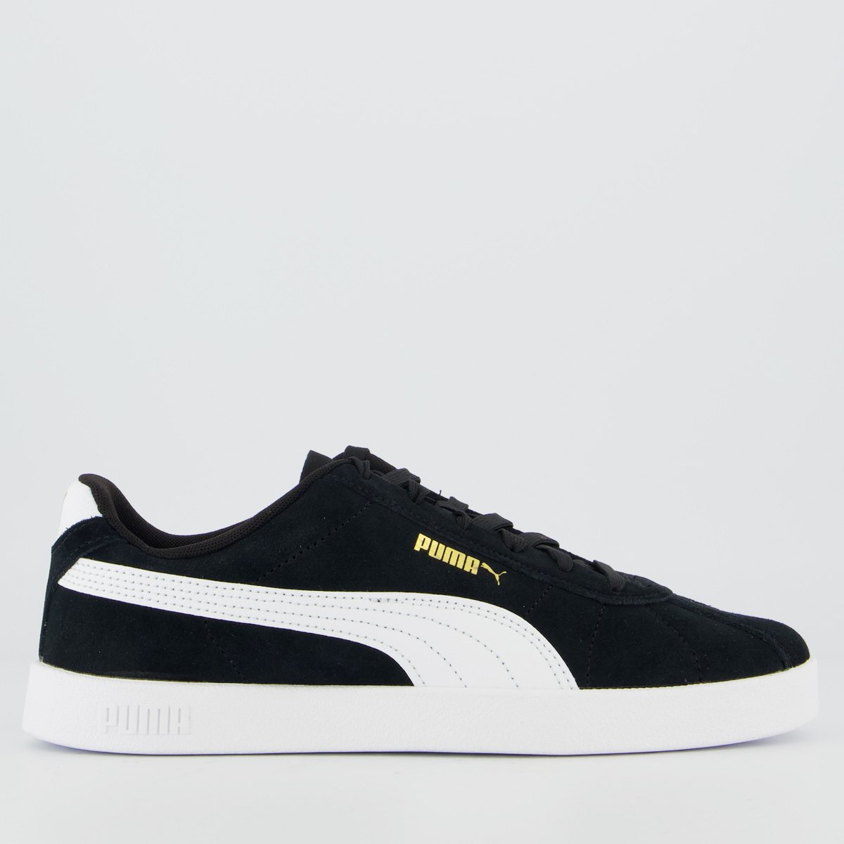 Tênis Puma Club II Wns Feminino Preto e Branco