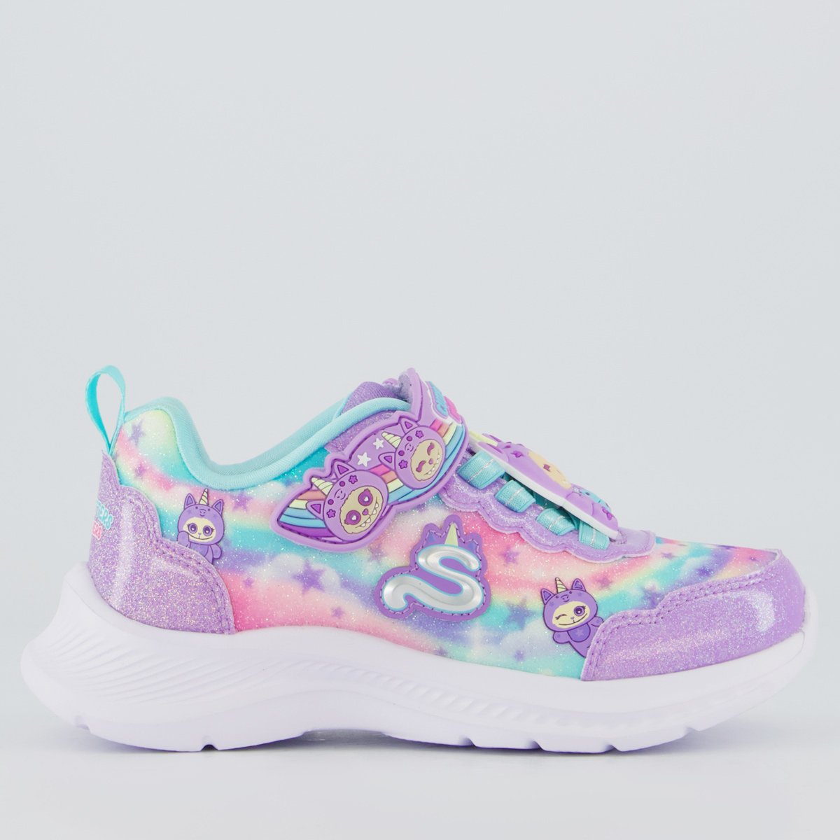 Tênis Skechers Jumpster Cutie Infantil Roxo