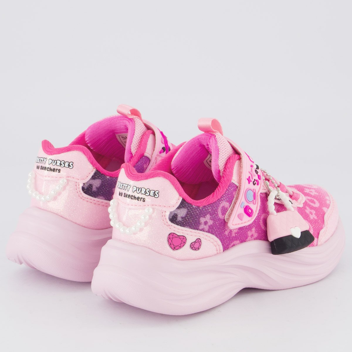 Tênis Skechers Power Jams 2.0 Infantil Rosa Rosa 3