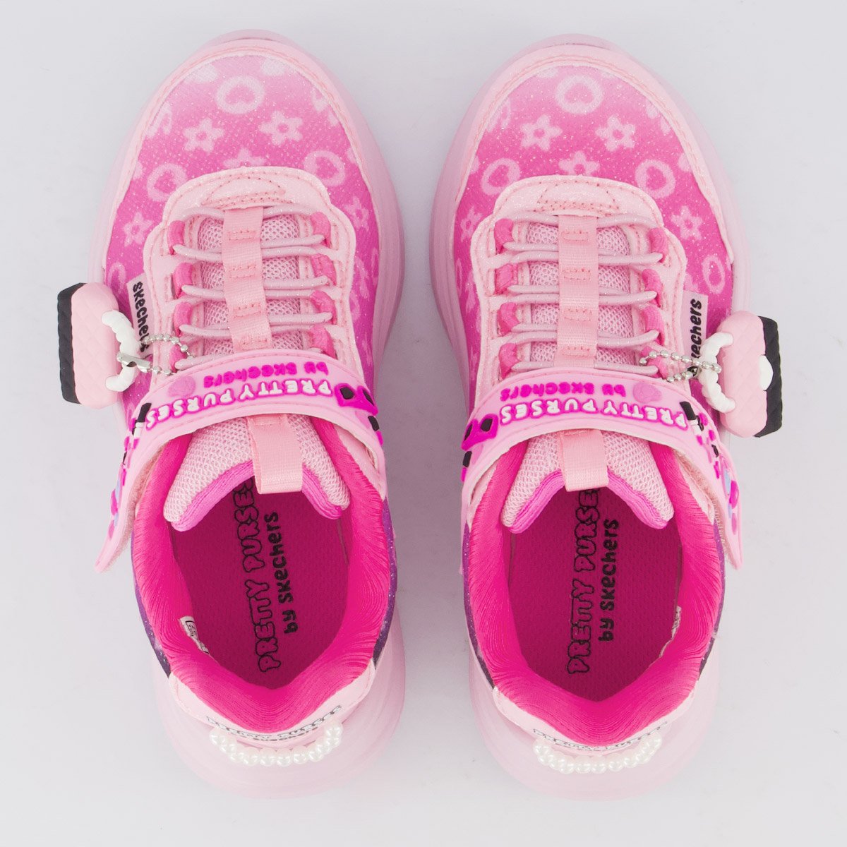 Tênis Skechers Power Jams 2.0 Infantil Rosa Rosa 4