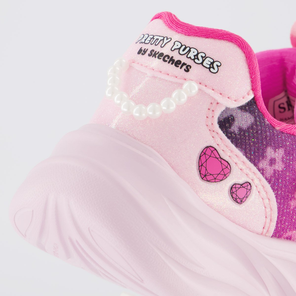 Tênis Skechers Power Jams 2.0 Infantil Rosa Rosa 6