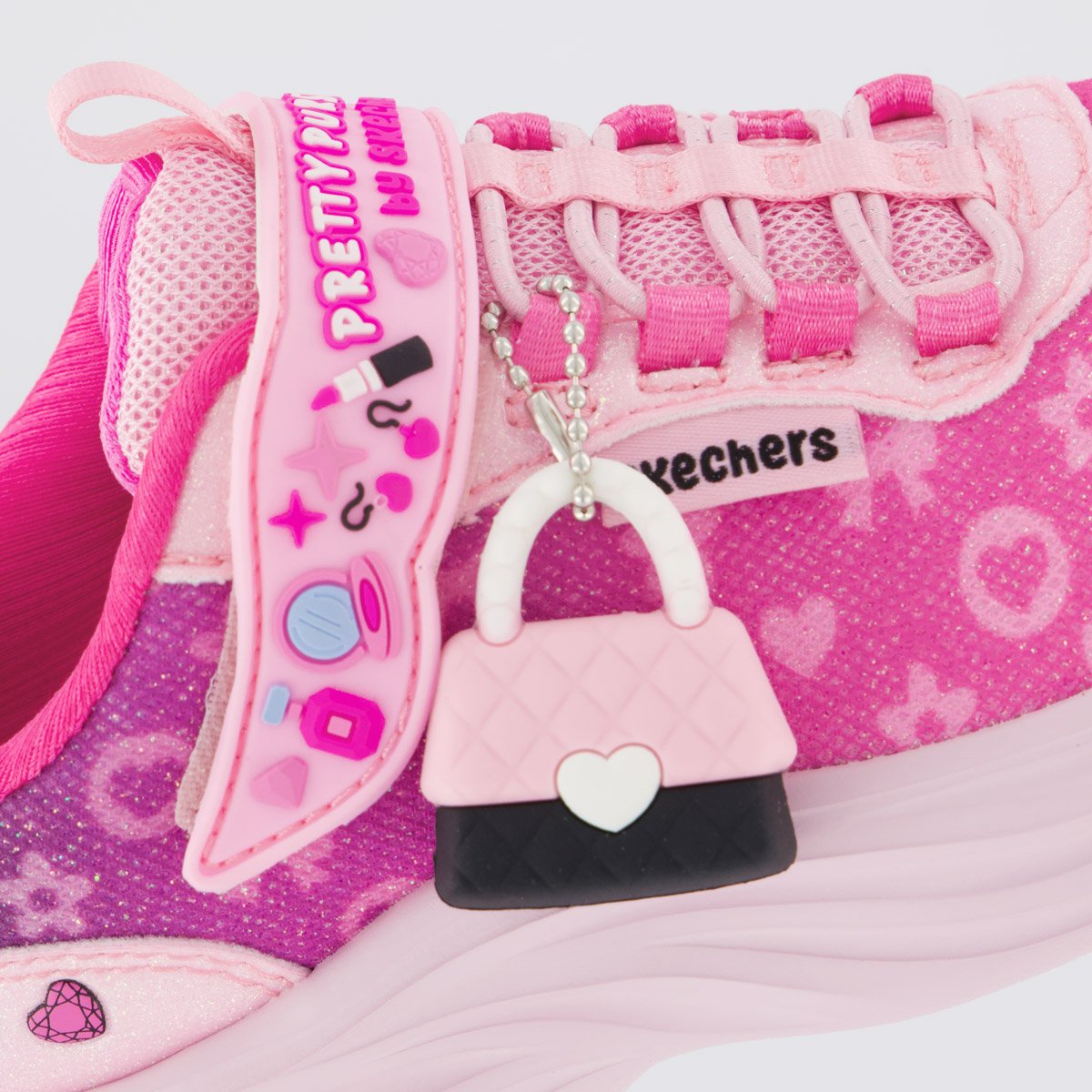 Tênis Skechers Power Jams 2.0 Infantil Rosa Rosa 7