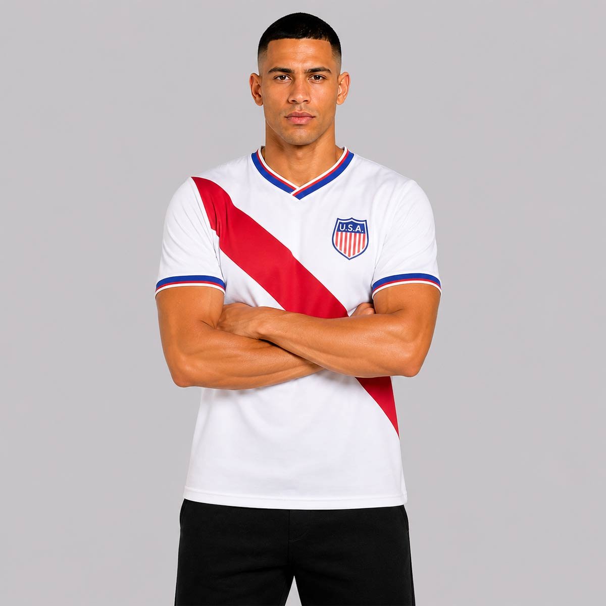 Camisa Estados Unidos Soccer Branca Branco 3