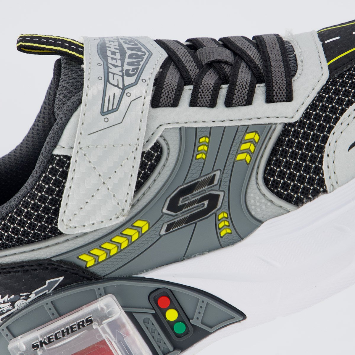 Tênis Skechers Garage Infantil Cinza Cinza 7
