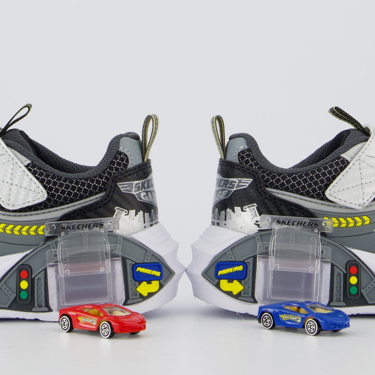 Tênis Skechers Garage Infantil Cinza Cinza 9