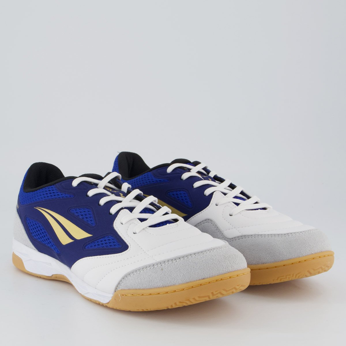 Chuteira Penalty Futsal Max 400 Y-1 Branca e Azul Azul/Branco 2