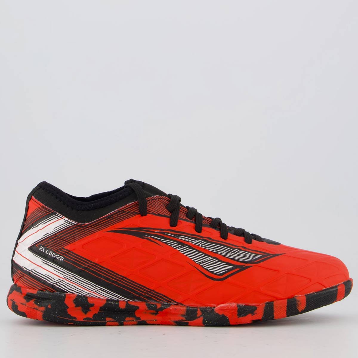 Chuteira Penalty RX Locker Y-5 Futsal Vermelha