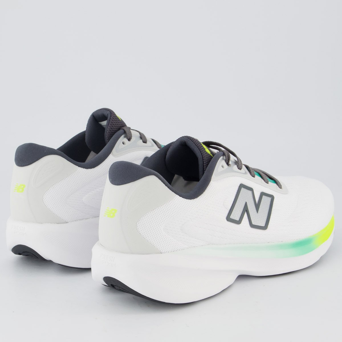 Tênis New Balance Fresh Foam 680 V9 Branco Branco 3