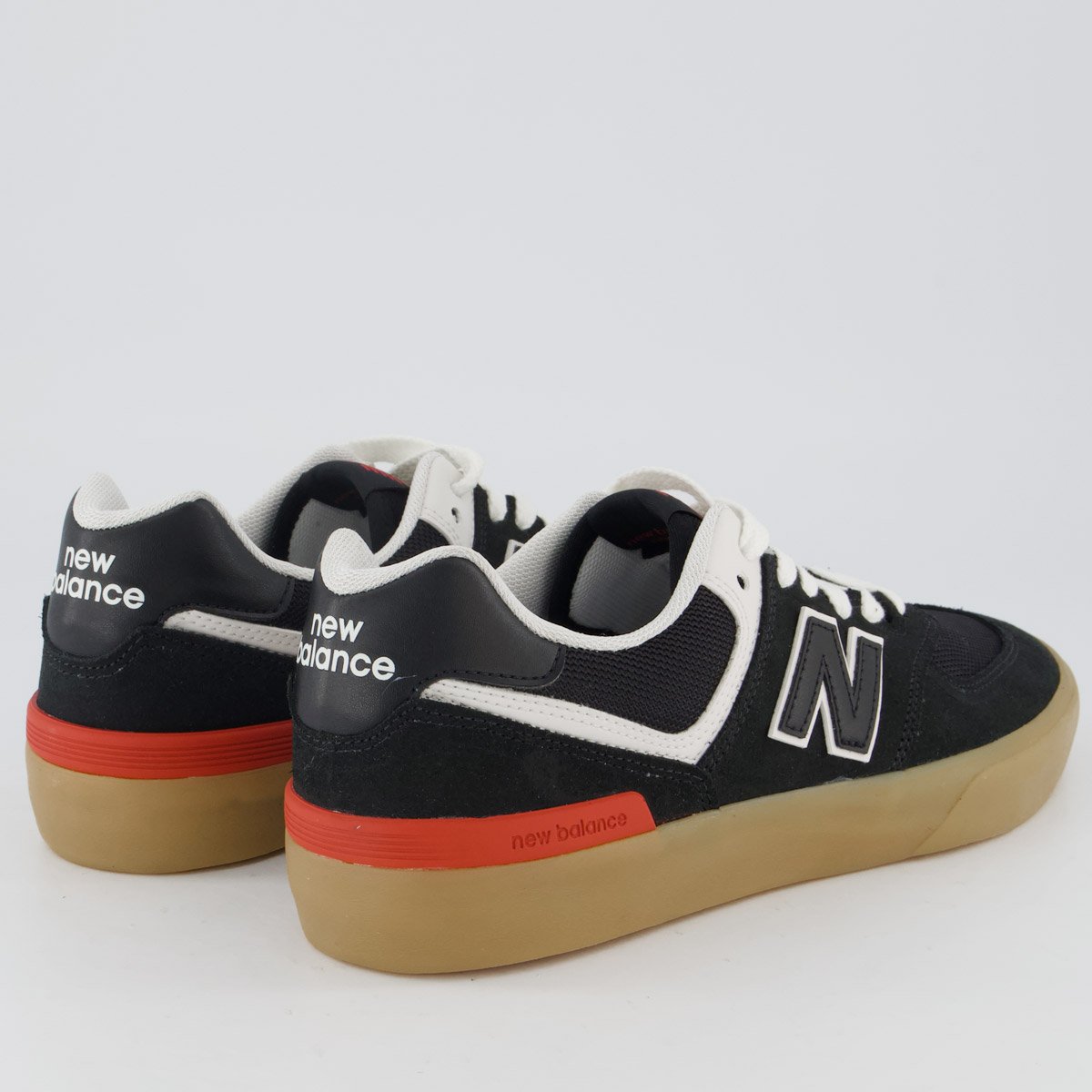 Tênis New Balance NM 574 Preto e Bege Preto 3