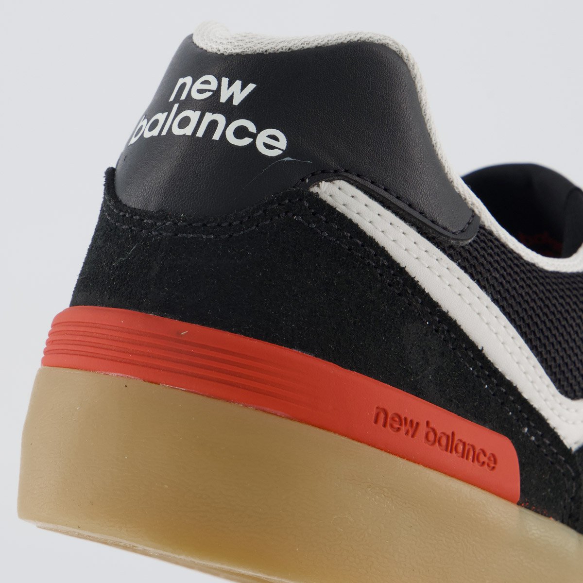 Tênis New Balance NM 574 Preto e Bege Preto 6